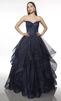 Long Dresses|Plus Sized Dresses^Alyce Paris 62173 Midnight