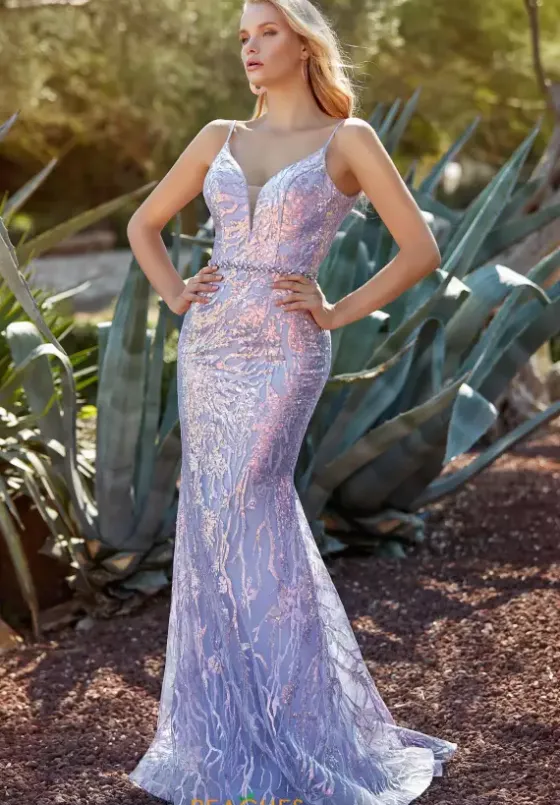 Fitted|Long Dresses^Alyce Paris 61090 Light Orchid