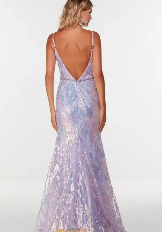 Fitted|Long Dresses^Alyce Paris 61090 Light Orchid