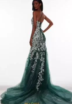 Fitted|Long Dresses^Alyce Paris 61418 Forest