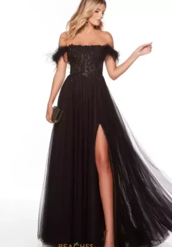 A Line|Plus Size^Alyce Paris 61328 Black