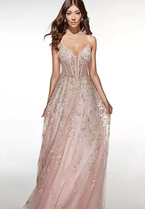 A Line|Plus Size^Alyce Paris 62211