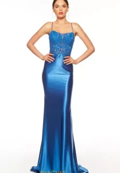 Fitted|Long Dresses^Alyce Paris 61457 Royal