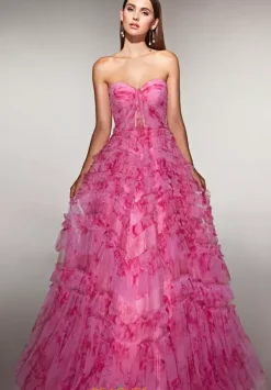 Long Dresses|Plus Sized Dresses^Alyce Paris 62164 Bubblegum