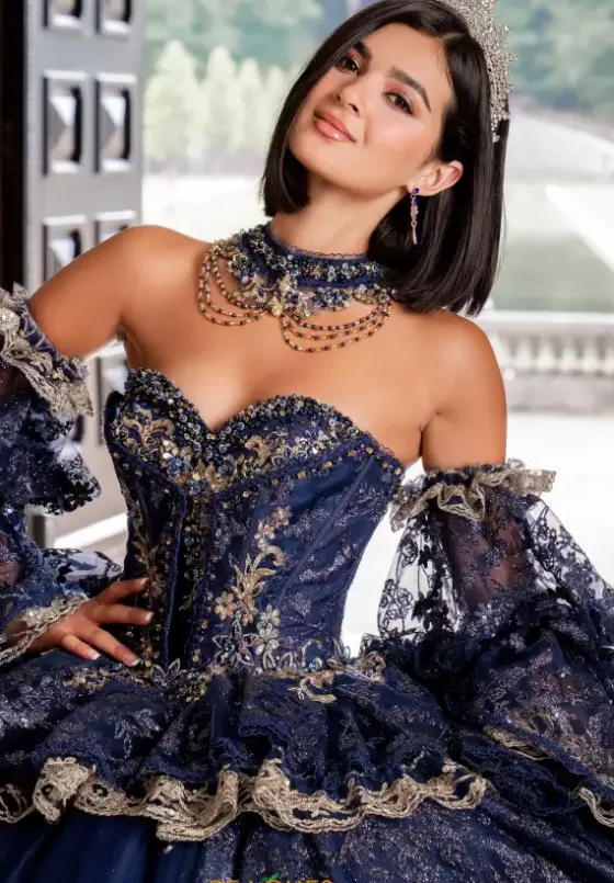 Sweet Sixteen|Quince Dresses With Sleeves^Amabella Q1022