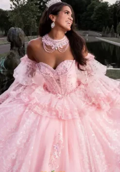 Sweet Sixteen|Quince Dresses With Sleeves^Amabella Q1022
