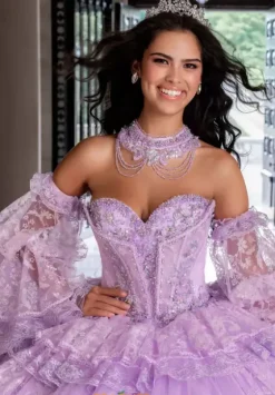 Sweet Sixteen|Quince Dresses With Sleeves^Amabella Q1022