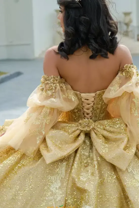 Sweet Sixteen|Quince Dresses With Sleeves^Amabella Q1051