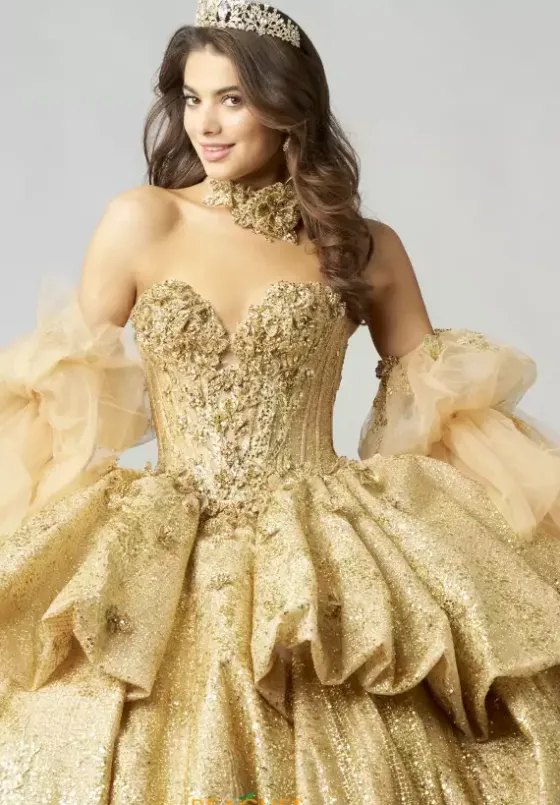 Sweet Sixteen|Quince Dresses With Sleeves^Amabella Q1051