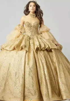 Sweet Sixteen|Quince Dresses With Sleeves^Amabella Q1051