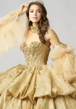 Sweet Sixteen|Quince Dresses With Sleeves^Amabella Q1051