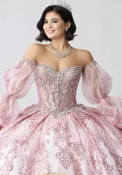 Sweet Sixteen|Quince Dresses With Sleeves^Amabella Q1059