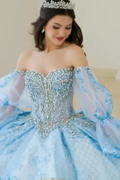 Sweet Sixteen|Quince Dresses With Sleeves^Amabella Q1059