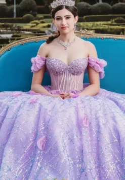 Sweet Sixteen|Plus Sized Quince Dresses^Amabella Q1002 Lilac