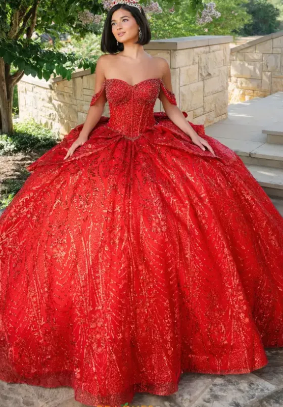 Sweet Sixteen|Plus Sized Quince Dresses^Amabella Q1092 Red
