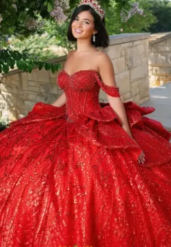 Sweet Sixteen|Plus Sized Quince Dresses^Amabella Q1092 Red