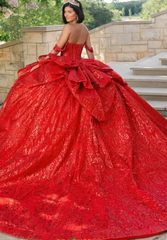 Sweet Sixteen|Plus Sized Quince Dresses^Amabella Q1092 Red