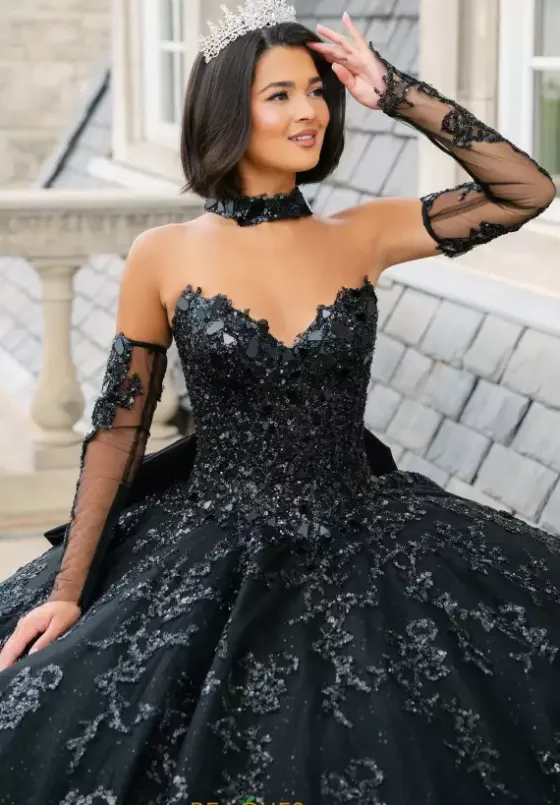 Sweet Sixteen|Quince Dresses With Sleeves^Amabella Q1093