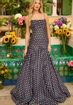 A Line|Plus Size^Ava Presley 42368 Black/White