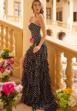 Long Dresses|Pageant^Ava Presley 42434 Black/White