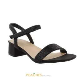 Shoes^Blossom Footwear Beth-1W Black Shimmer