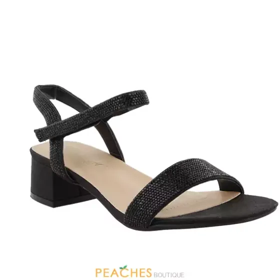 Shoes^Blossom Footwear Beth-1W Black Shimmer