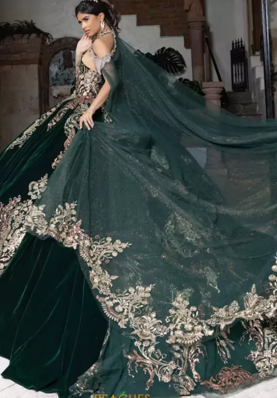 Sweet Sixteen^Rachel Allan Quince Cape Only. Dress Not Included.