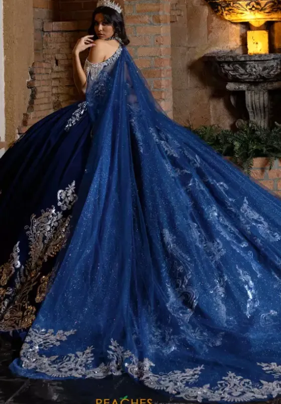 Sweet Sixteen^Rachel Allan Quince Cape Only. Dress Not Included.