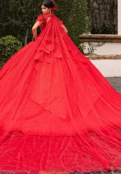 Sweet Sixteen^Rachel Allan Quince Cape Only. Dress Not Included.