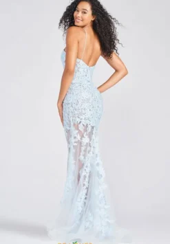 Fitted|Pageant^Colette CL12254 Light Blue