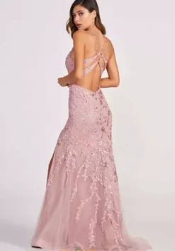 Fitted|Long Dresses^Colette CL2015 Dusty Rose