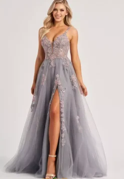 Sweet Sixteen|Long Dresses^Colette CL8130 Platinum/Blush