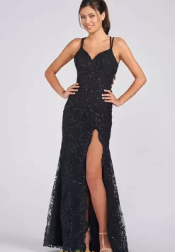 Fitted|Long Dresses^Colette CL12280 Turquoise