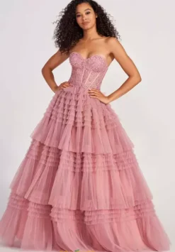 Long Dresses|Plus Sized Dresses^Colette CL2017 Dusty Rose