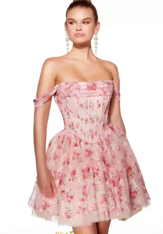 Bat Mitzvah|8Th Grade Dance^Alyce Corset Lace Short Dress 30021