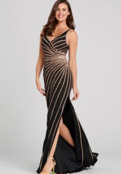 Sexy|Fitted^Ellie Wilde EW120098 Black/Rose Gold