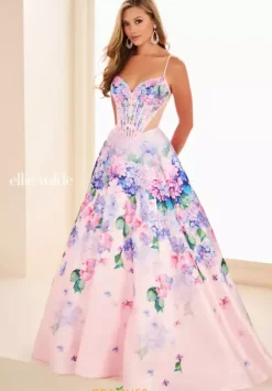 Long Dresses|Plus Sized Dresses^Ellie Wilde EW37004