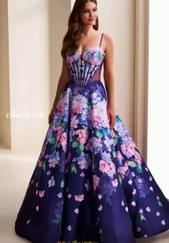 Long Dresses|Plus Sized Dresses^Ellie Wilde EW37004