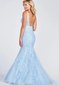 Mermaid|Plus Size^Ellie Wilde EW122034 Light Blue