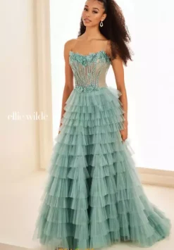 Long Dresses|Plus Sized Dresses^Ellie Wilde EW37026