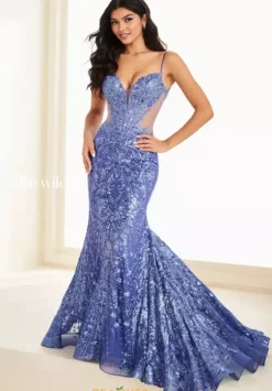 Fitted|Long Dresses^Ellie Wilde EW37204