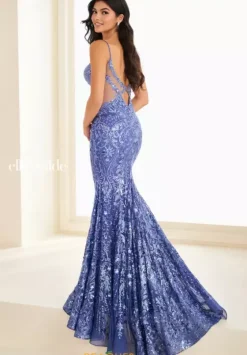 Fitted|Long Dresses^Ellie Wilde EW37204