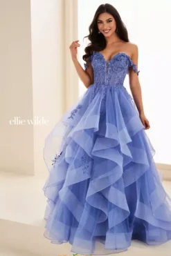 Long Dresses|Plus Sized Dresses^Ellie Wilde EW35084