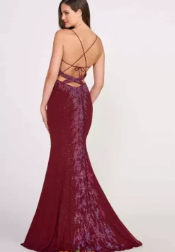Fitted|Long Dresses^Ellie Wilde EW34075