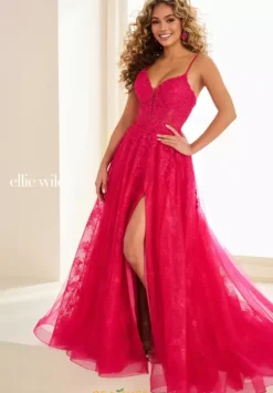 Long Dresses|Plus Sized Dresses^Ellie Wilde EW37210