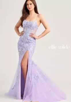 Long Dresses|Pageant^Ellie Wilde EW35057 Lilac