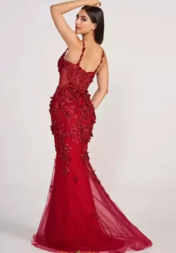 Fitted|Long Dresses^Ellie Wilde EW34114 Black