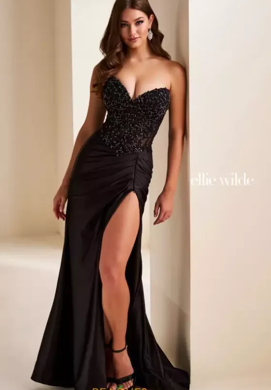 Fitted|Plus Size^Ellie Wilde EW37044