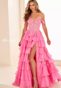 Long Dresses|Plus Sized Dresses^Ellie Wilde EW37108