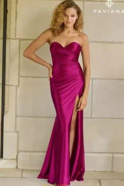 Fitted|Long Dresses^Faviana 11453